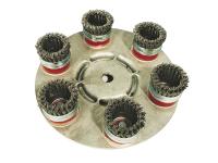 Диск с 6 круглыми щетками